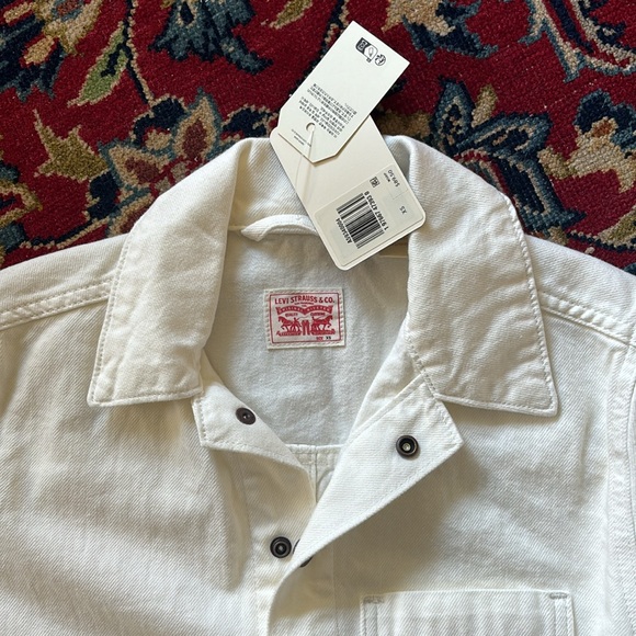 Levi’s short sleeve heritage jumpsuit | Serenity Now (white) | XS | NWT - Picture 6 of 6